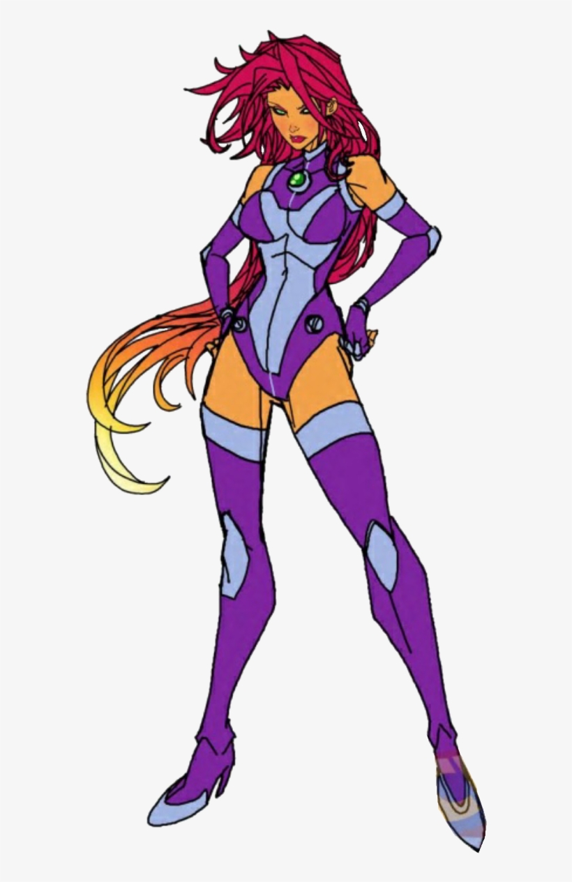 Starfire Rebirth Transparent By Asthonx1-da47iir - Teen Titans Rebirth Starfire, transparent png