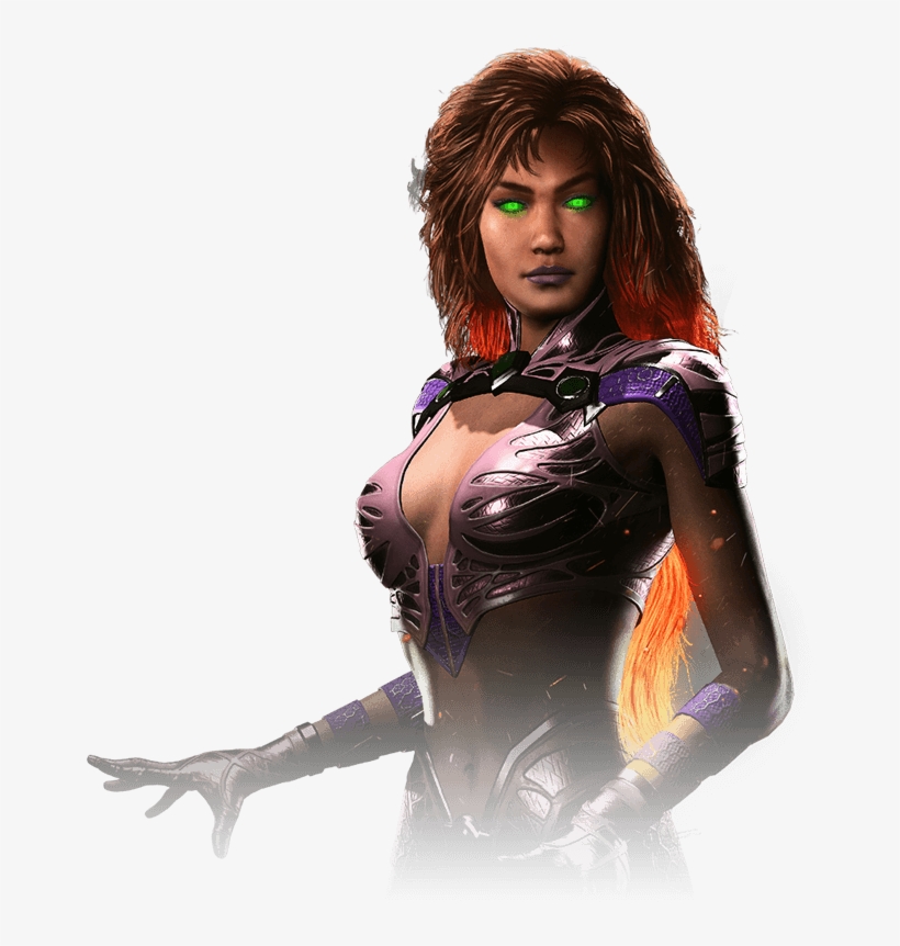 Injustice 2 Starfire Character, transparent png