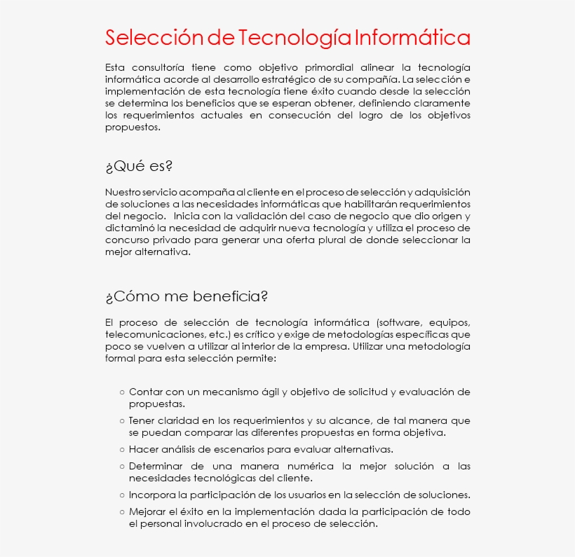 Selección De Tecnología Informática Esta Consultoría - Technology, transparent png
