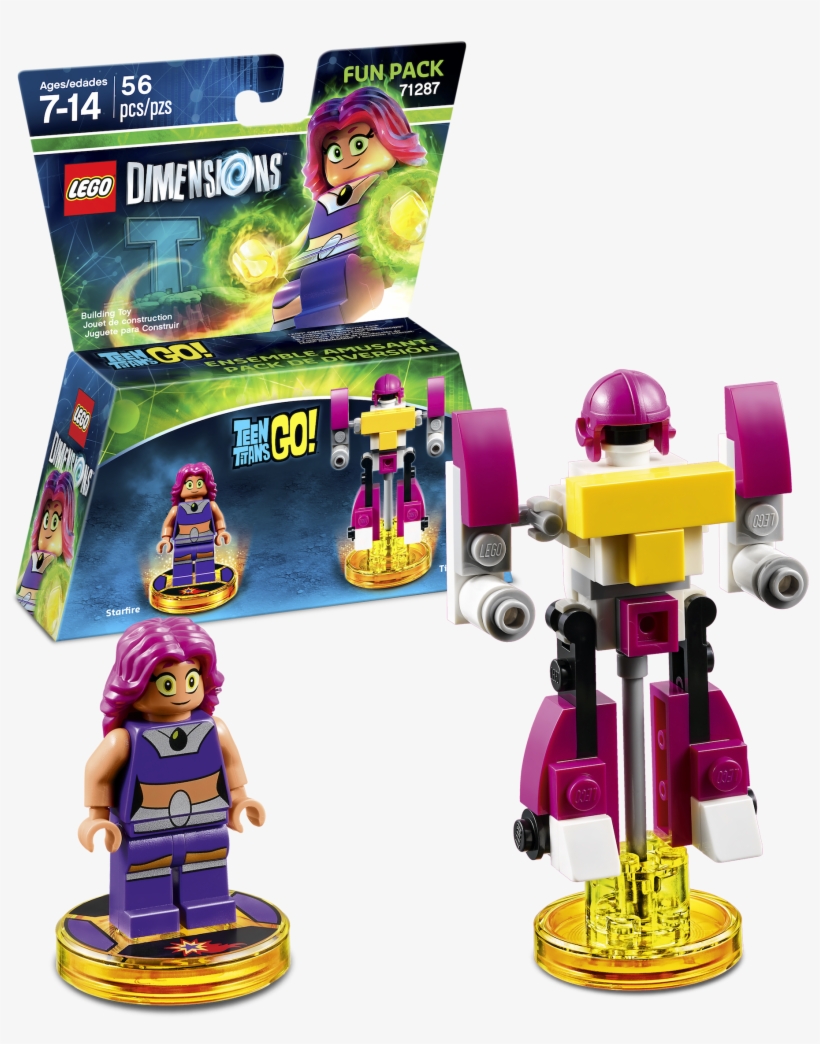 Starfire Fun Pack - Lego Dimensions Team Titans, transparent png