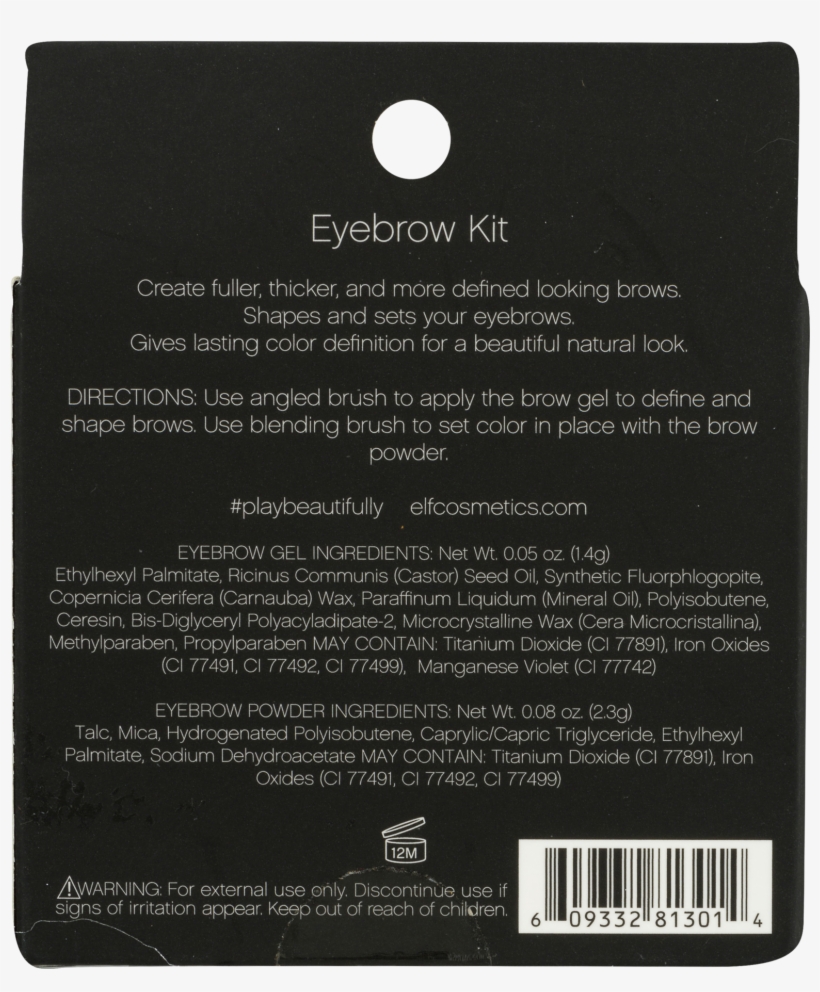 E.l.f. Eyebrow Kit, Medium (packaging May Vary), transparent png
