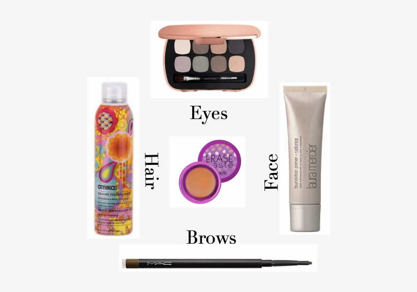 Posh Neutrals Palette By Bare Minerals / Benefit's - Amika Un. Done Texture Spray/5.3 Oz., transparent png