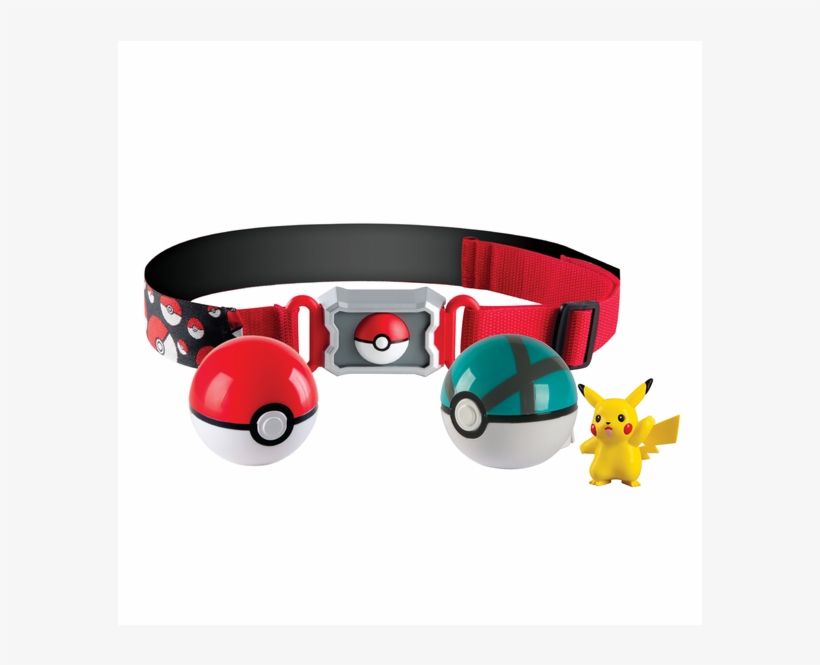 Pokeball Clip Belt - Pokemon Toys, transparent png