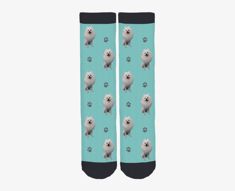 Pomeranian Crew Socks - Rhea The Naked Birdie Socks, transparent png