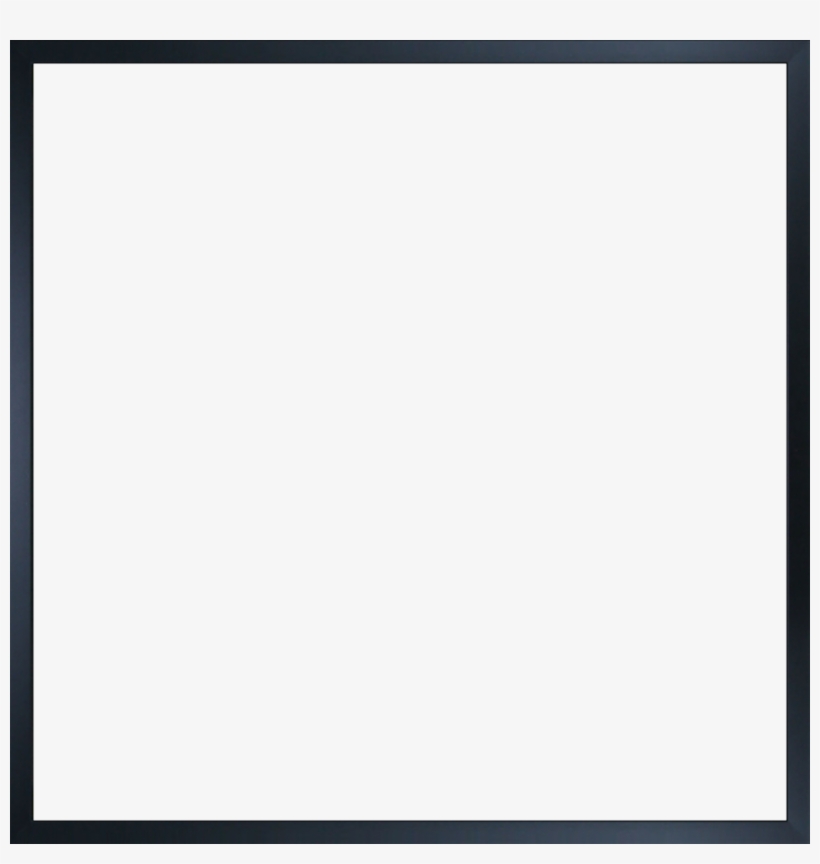 Studio Black Wood Frame 24"x24" - Parallel, transparent png
