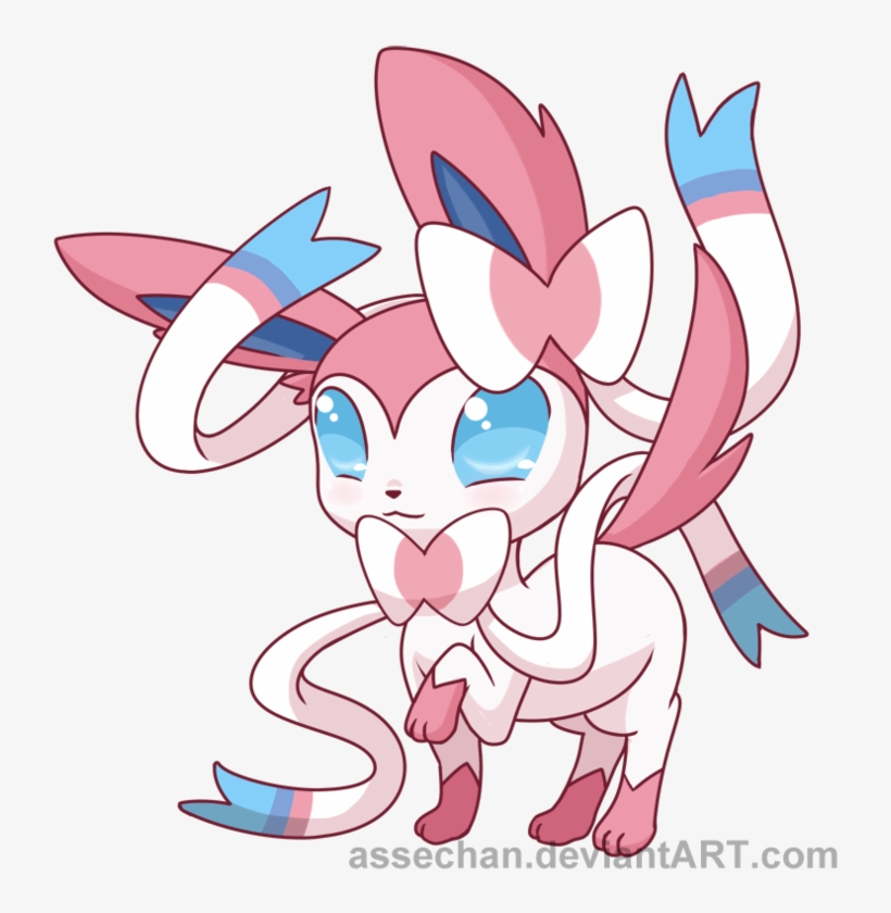 #700 Sylveon By Assechan - Sylveon, transparent png