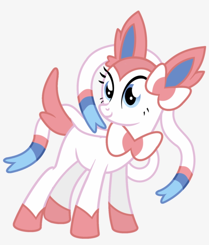 Partylikeapegasister, Pokémon, Ponified, Ponymon, Safe, - Sylveon No Background, transparent png