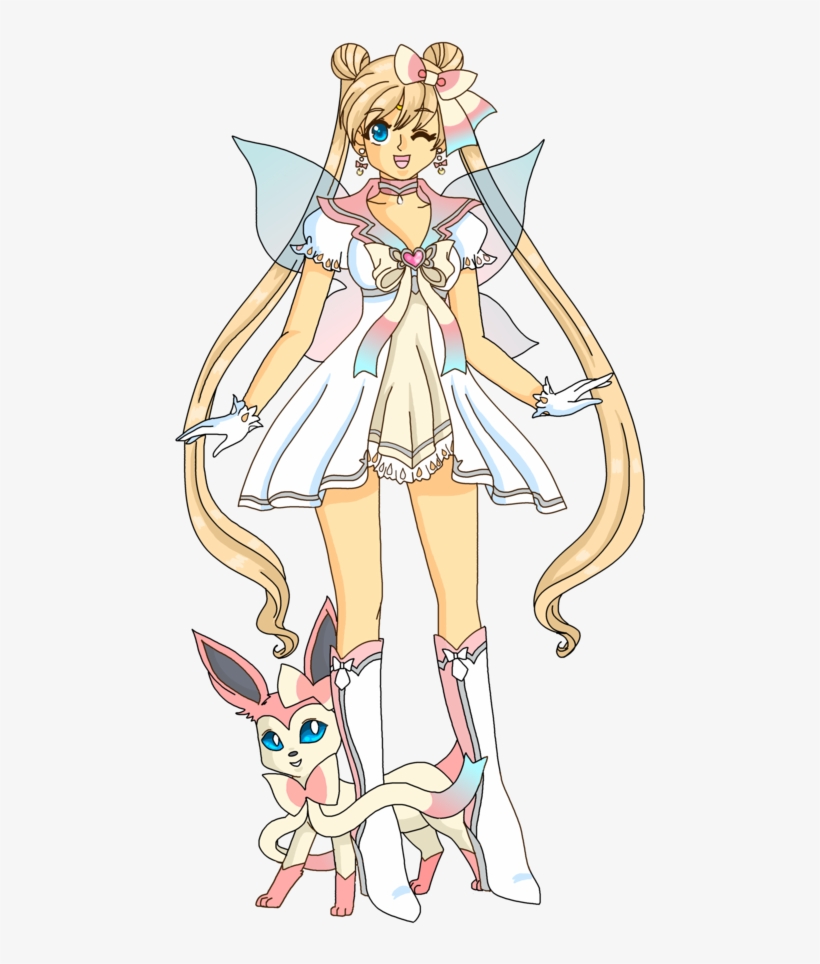 Pin By Tim Villarreal On Sylveon - Sailor Moon Sylveon, transparent png