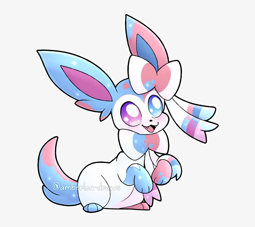 Chromia The Half Shiny Sylveon - Shiny Sylveon, transparent png