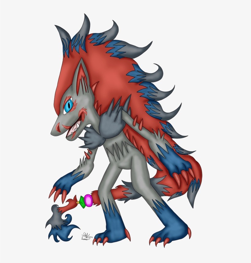 Zoroark Is My Second Favorite Pokémon, But It Doesn't - Cartoon, transparent png