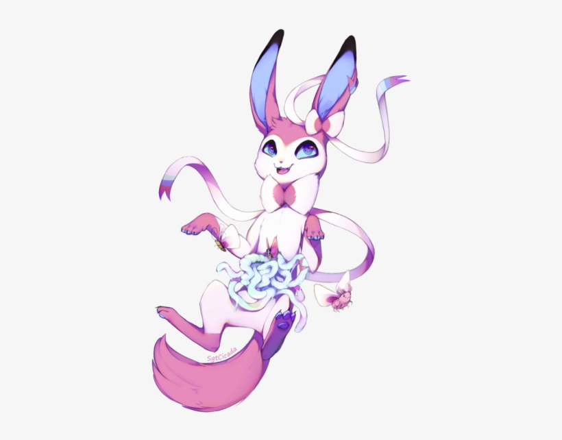 Sylveon And Some Fat Moffs - Sylveon, transparent png