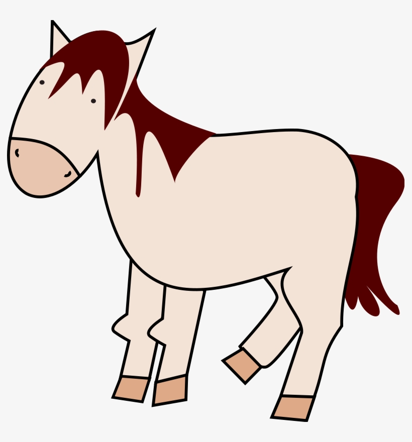Free To Use Public Domain Animals Clip Art - Custom Brown Horse Shower Curtain, transparent png