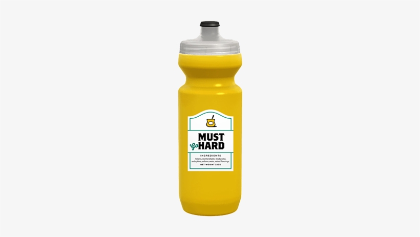 Must Go Hard Water Bottle - Spurcycle Water Bottle Must Hard, transparent png