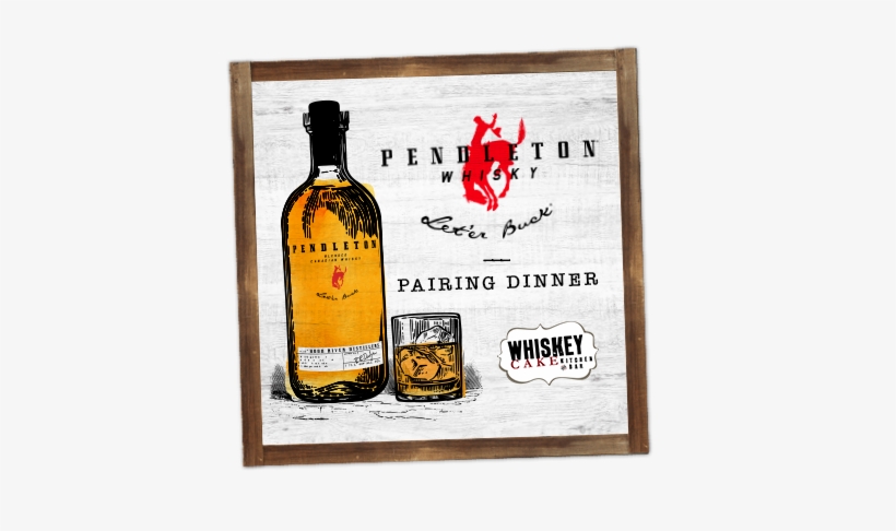 Whiskey Cake Frame Web Image Left Tilt Pendleton - Pendleton Whisky, transparent png
