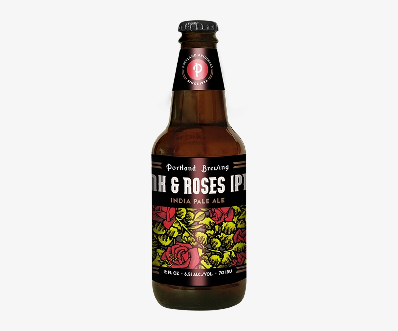 Ink & Roses - Portland Brewing Ink And Roses India Pale Ale, transparent png