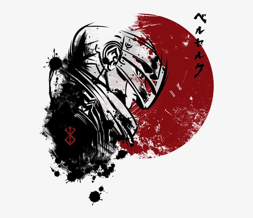 Bleed Area May Not Be Visible - Berserk T Shirt, transparent png