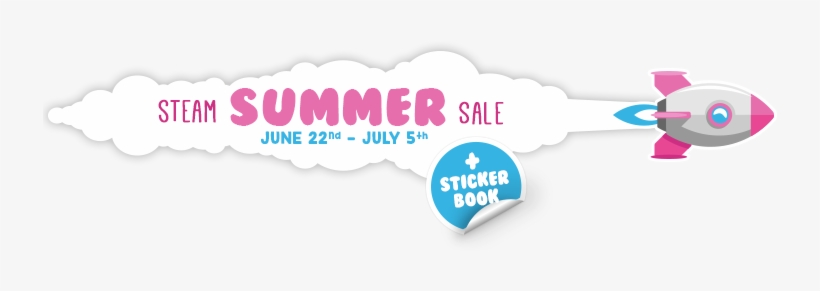 You Have Two Weeks To Save On Thousands Of Games - Steam Summer Sale 2017 Stickers, transparent png