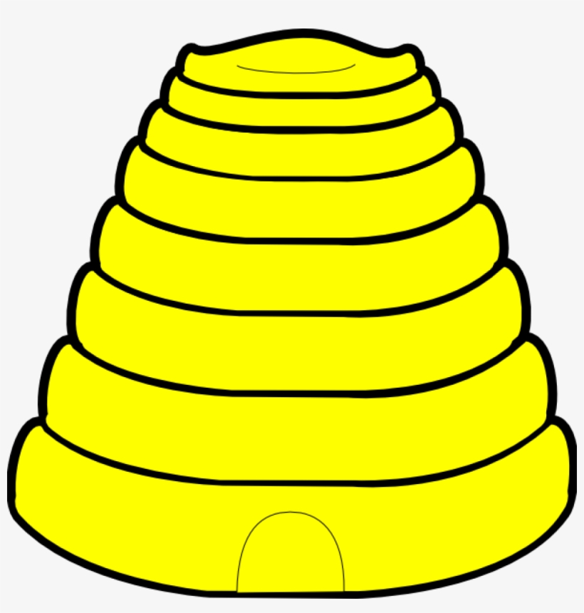 Beehive Clipart At Getdrawings - Bee Hive Coloring Page, transparent png
