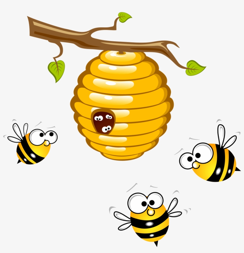 Honey Beehive Clip Art Transprent Png Free - Bee Clip Art, transparent png