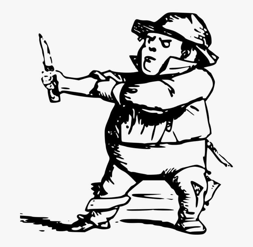 Using Boot Knife - Midget Clipart, transparent png