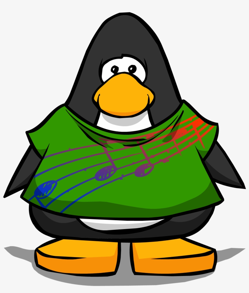 Sound Wave T-shirt From A Player Card - Club Penguin, transparent png