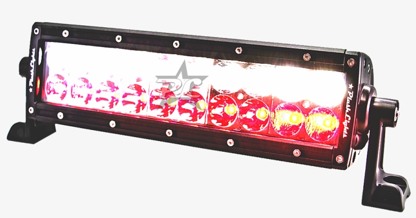 Plashlights Dual Color Led Hunting Light Bar Red White - White, transparent png