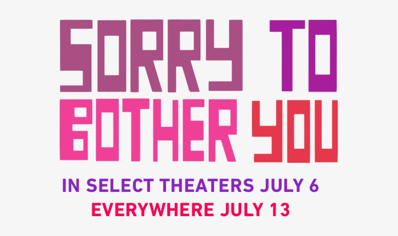 Sorry To Bother You Poster, transparent png