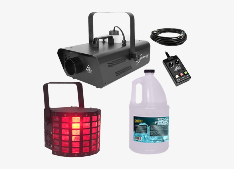 Chauvet Dj Hurricane 1302 Compact Water-based Fog Machine - American Dj Mini Dekker Colored Beam Led Effect Light, transparent png