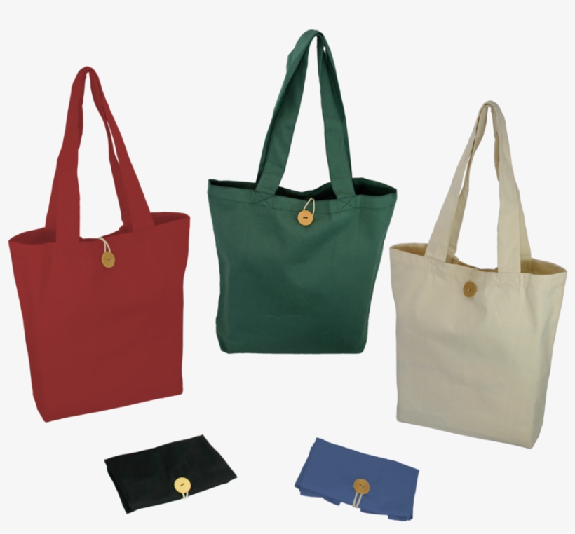 Organic Cotton Reusable Folding Tote Bags, transparent png