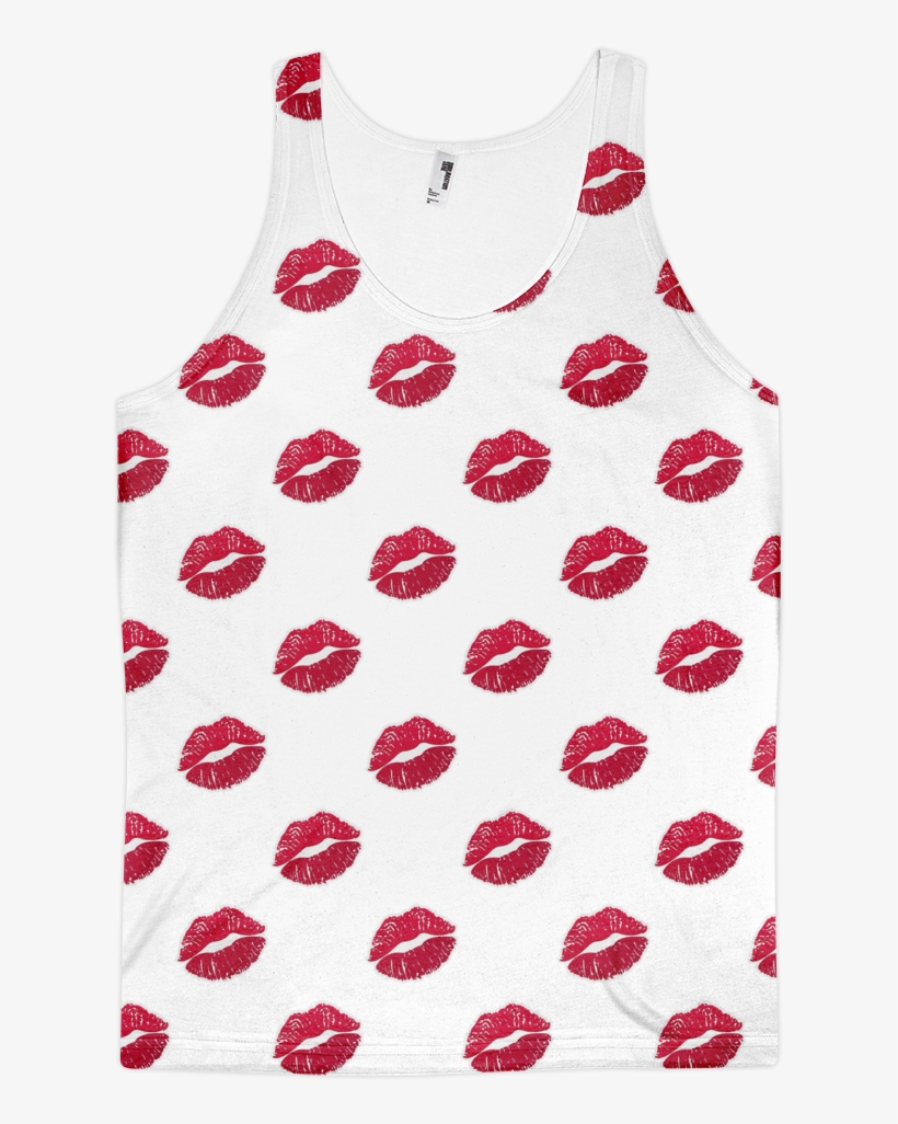 All Over Emoji Tank Top - Checker Board Numbers, transparent png