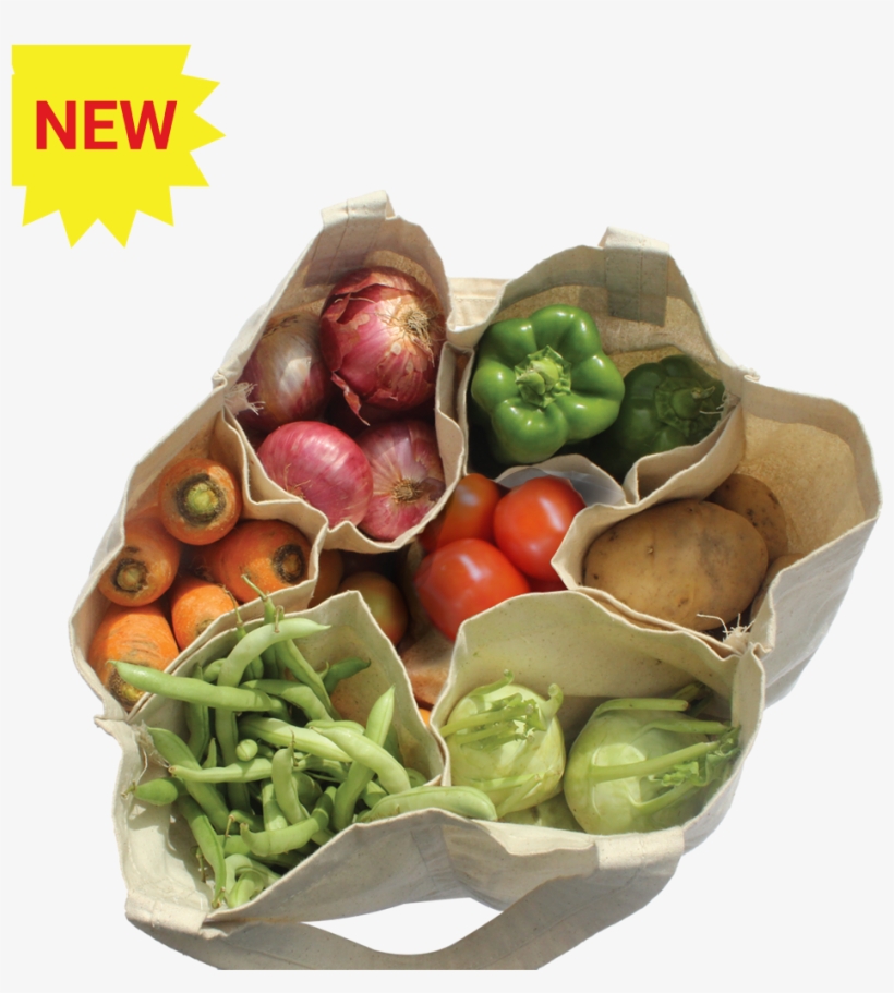Eco Friendly Reusable Multi Pouch Grocery Bag - Bag, transparent png