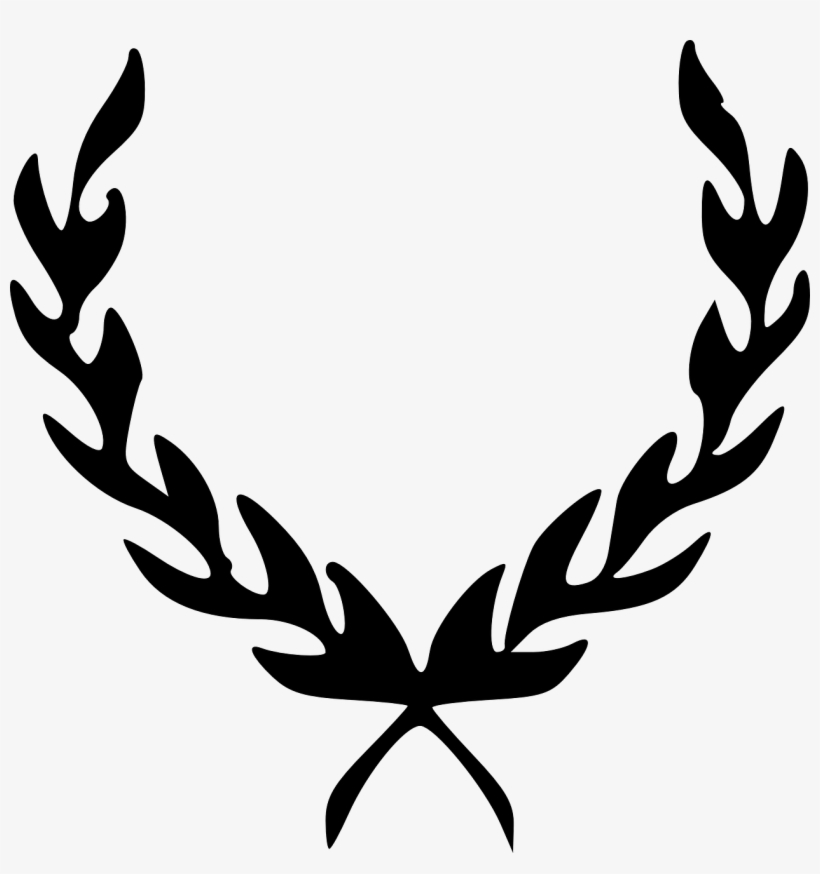 Olive Branch Leaves - Black Clip Art Png, transparent png