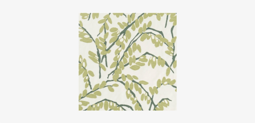 Robert Allen Fabric Olive Branch Moss, transparent png