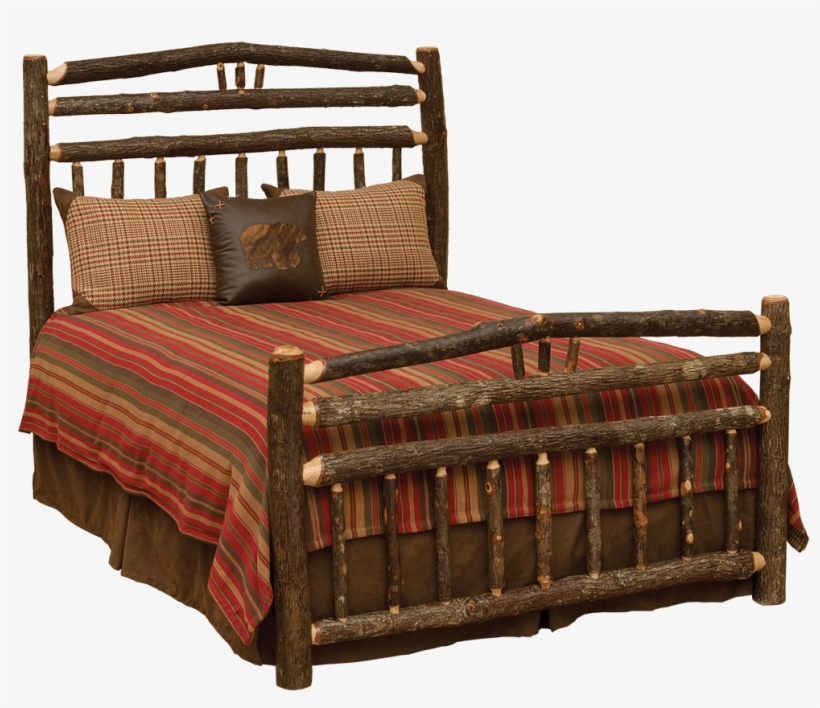 Hickory Wagon Wheel Bed - Fireside Lodge 80014a Hickory King Wagon Wheel Bed, transparent png