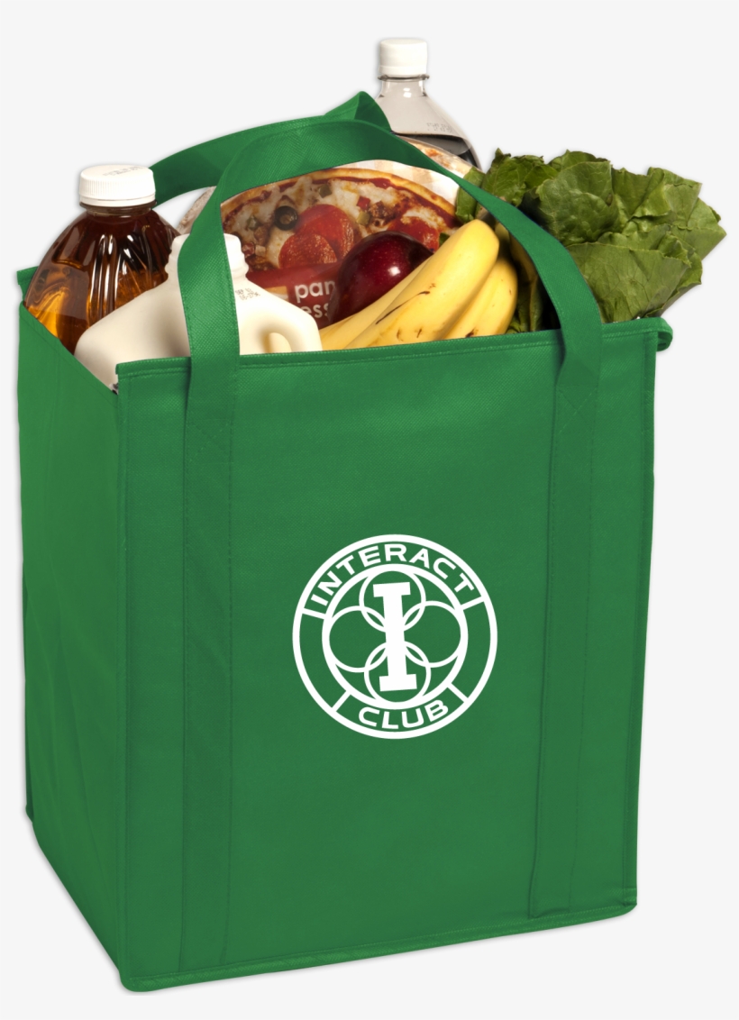 8025 Insulated Large Non-woven Grocery Tote - Promotional Insulated Large 15x13x10 Non-woven Grocery, transparent png