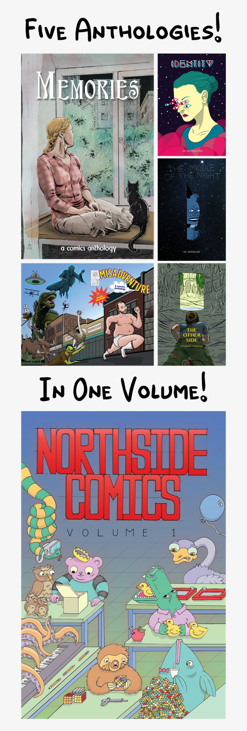 Anthologies Included In Volume 1 From Northside Comics - Comics, transparent png