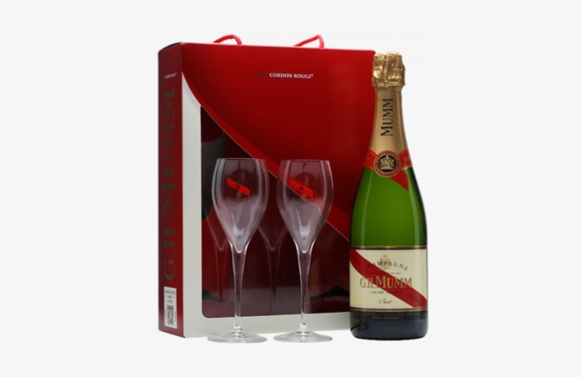 Gh Mumm Champagne Brut Cordon Rouge Nv 75cl Gp - Champagne Mumm Brut - Grands Crus Selection, transparent png