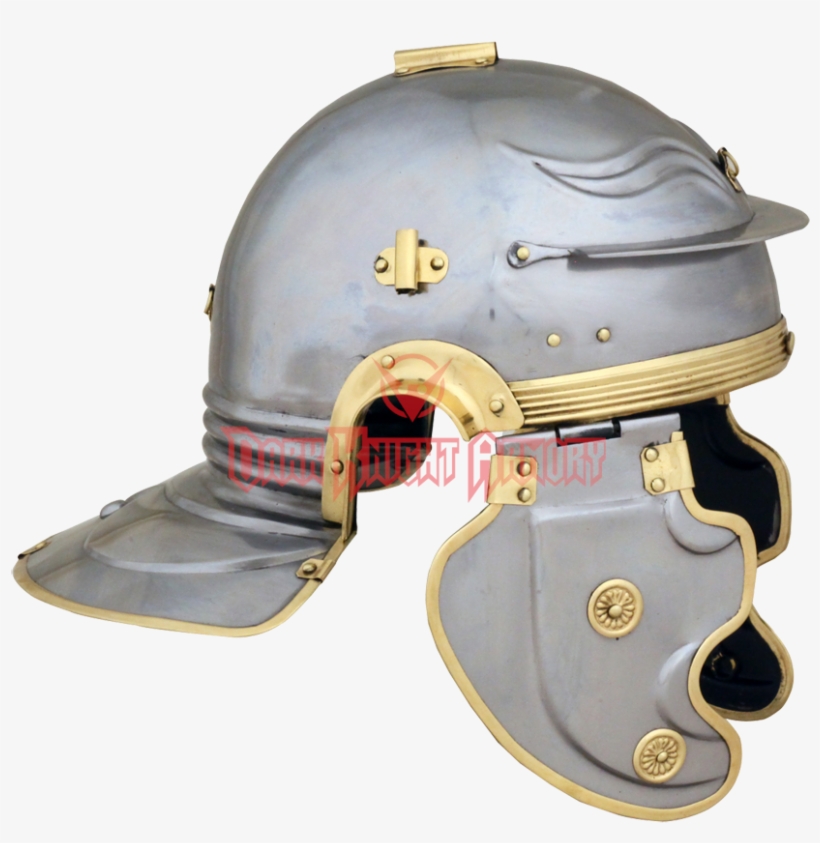 Roman Imperial Gallic Helmets, transparent png