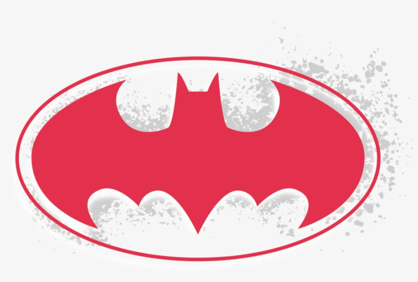 Batman Hardcore Noir Bat Logo Men's Ringer T-shirt - Youth: Dc-batman Logo, transparent png