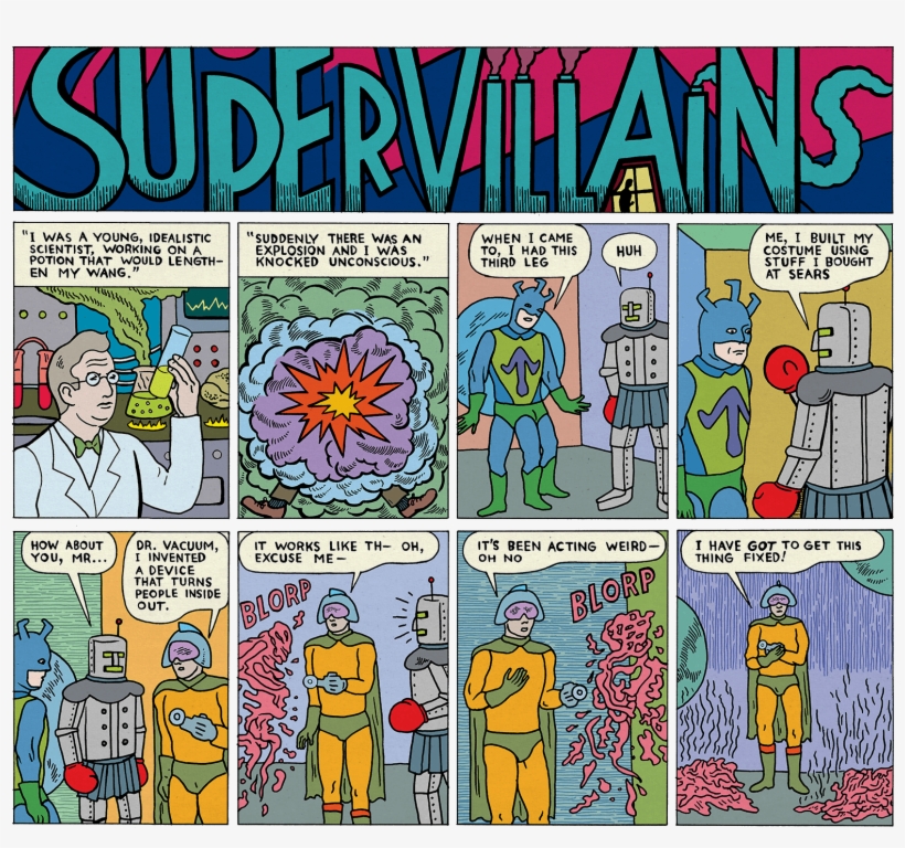 Supervillains By Michael-kupperman - Michael Kupperman, transparent png