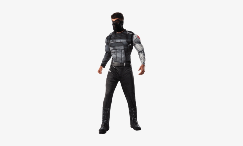 Adult Civil War Deluxe Winter Soldier Costume - Captain America Civil War Winter Soldier Costume, transparent png