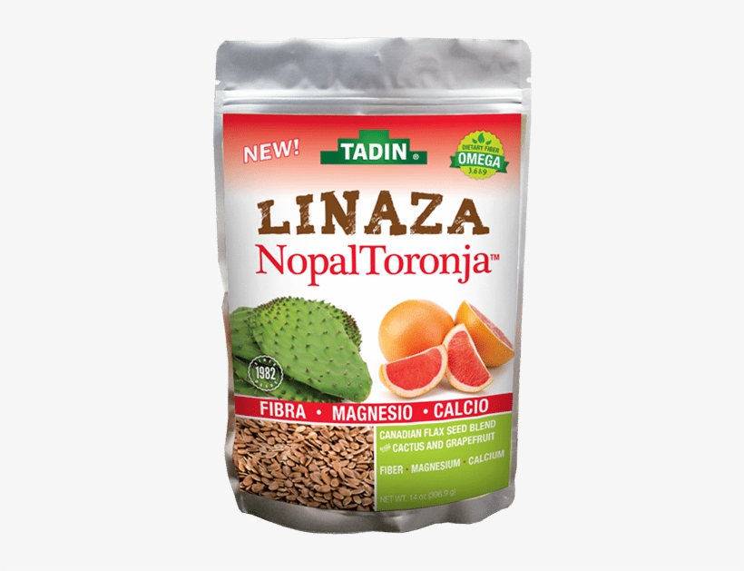 Nopal Toronja Flax Seed - Tadin Linaza Moringa Manzana 12 Oz, transparent png