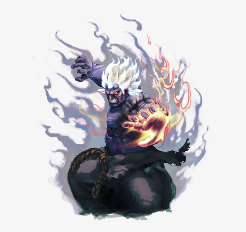 Oni Akuma - Akuma Drawings Street Fighter, transparent png