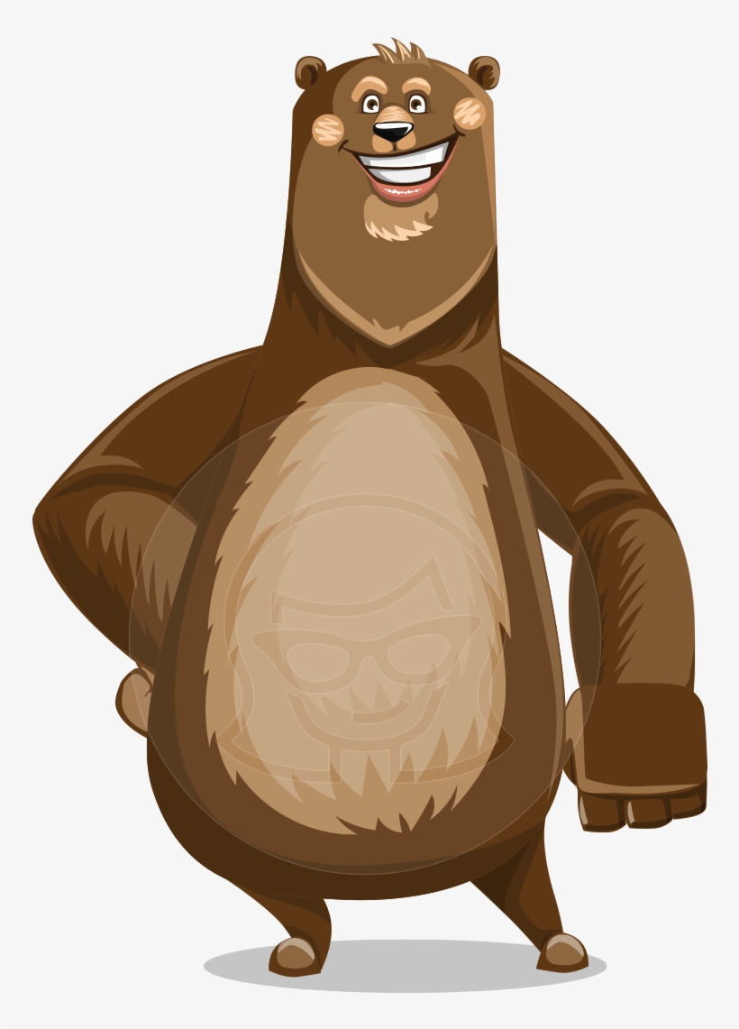 Bear Vector Png - Bear Vector Characters, transparent png