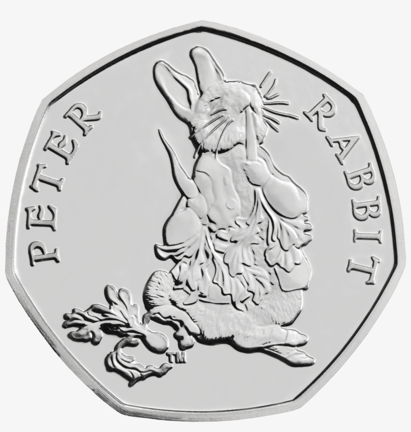 2018 Peter Rabbit - Beatrix Potter 50p Collection - 2300x2309 PNG