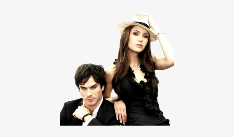 Elena Gilbert - Nina Dobrev Ve Ian Somerhalder, transparent png
