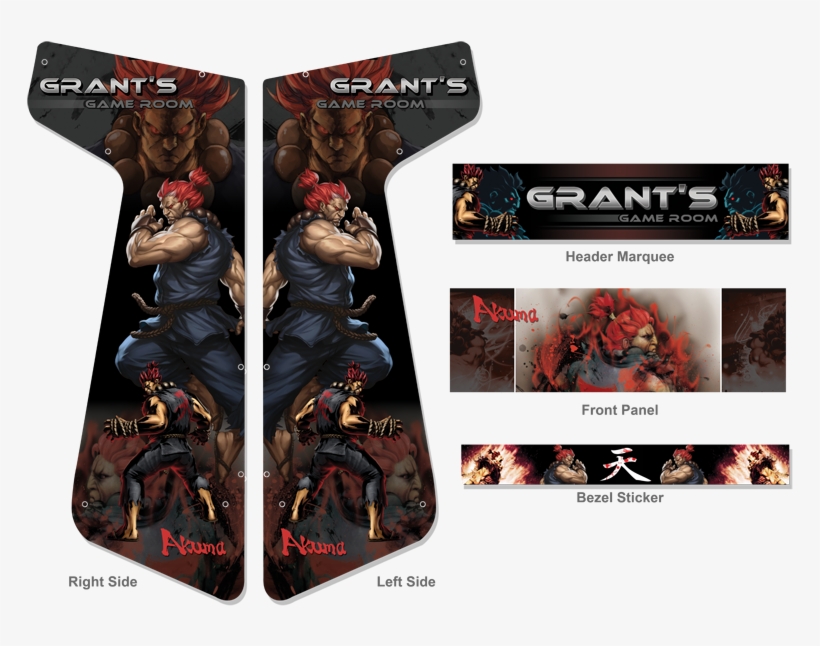 Akuma Layout - Akuma Street Fighter 4, transparent png