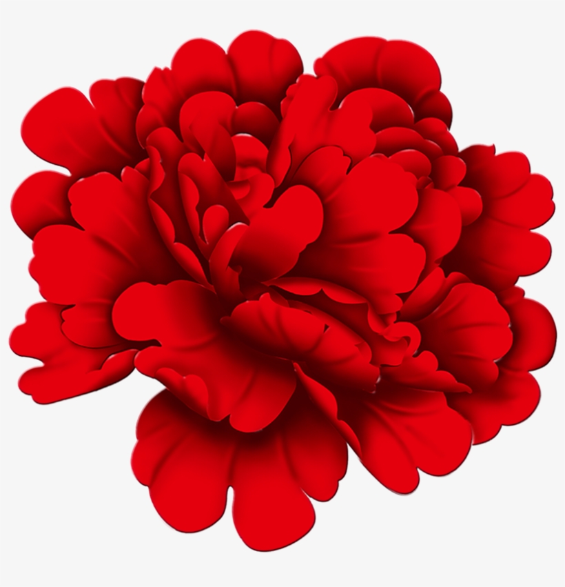 Red Peony Flowers 1600*1761 Transprent Png Free Download - Red Peony Fabric China Png, transparent png