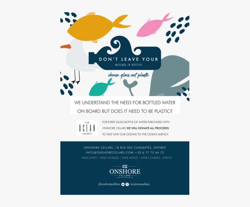 The Plastic Bottle Footprint In The Superyacht Industry - Flyer, transparent png