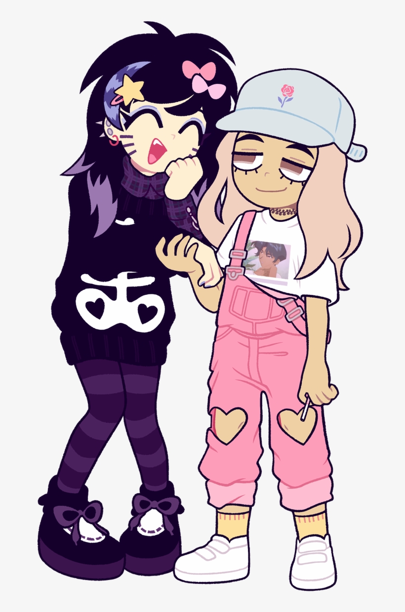 Nekozneko 🌿 On Twitter - Vaporwave Lesbian, transparent png